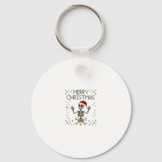 ゴシック クリスマス おかしなドクロ ロック クリスマスTシャツ キーホルダー