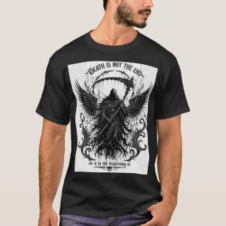 ゴシック・グリムリーパー 死は終わりではない Tシャツ