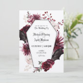 ゴシック ゴス バット ダーク インビテーション ウェディング (スタンド正面)