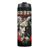 ゴシック サバス バフォメット ヤギ レトロ デスメタル 70年代 タンブラー (正面)