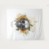 ゴシック サンflower スケルトン タペストリー (正面(横))