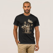ゴシック・シュルレアリスム Home is Where the Bones Are Tシャツ (正面フル)