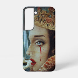 ゴシック・シュールレアリスム ユニーク コラージュ 悲しみのハートの女王 SAMSUNG GALAXY S22ケース