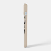 ゴシック・スカルデザイン iPhone 15ケース (左側面)