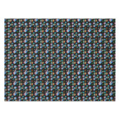 ゴシック スカル カップケーキ カワイイ テーブルクロス (正面(横))