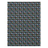 ゴシック スカル カップケーキ カワイイ テーブルクロス (正面)