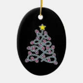 ゴシック スカル クリスマスツリー オーナメント (正面)