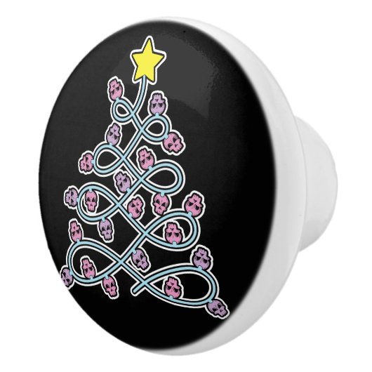 ゴシック スカル クリスマスツリー ノブ (右)