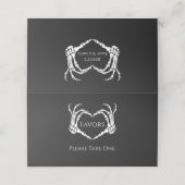 ゴシック スカル スケルトン ハンド ファヴォリッツ プレイスカード (外部開封)