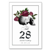 ゴシック スカル テーブル ナンバー テーブルナンバー (裏面)