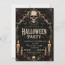 ゴシック・スカル・ハロウィンパーティー