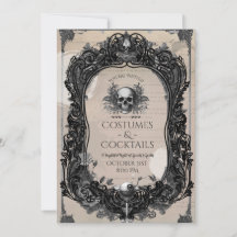 ゴシック スカル ローズ 大人用コスチューム カクテルパーティー