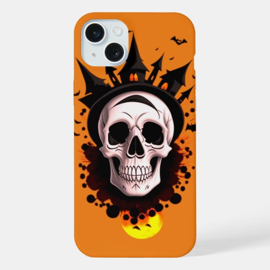 ゴシック スカル iPhoneケース (裏面)