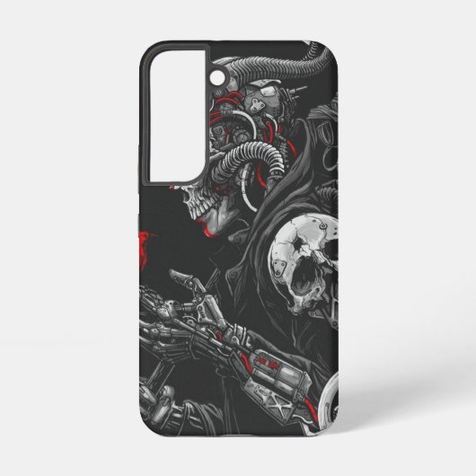 ゴシック スカル SAMSUNG GALAXYケース (裏面)