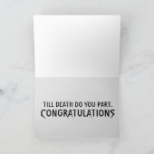 ゴシック スケルトン 結婚おめでとう カード (内部)