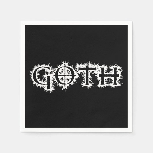 ゴシック スタンダードカクテルナプキン (正面)