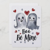 ゴシック スプーキーバレンタイン ゴースト ハート シーズンカード (正面/裏面)