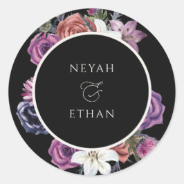 ゴシック ダーク ウェディング シール ハロウィン ステッカー N100