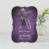 ゴシック ハロウィン ウェディング 招待状 (スタンド正面)