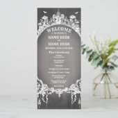 ゴシック ハロウィン ウェルカム メニュー 結婚式 挙式 (スタンド正面)