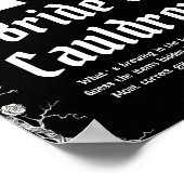 ゴシック ハロウィン スケルトン ブライドのケトル サイン (角)