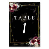 ゴシック ハロウィン テーブル ナンバー テーブルナンバー (正面)