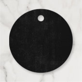 ゴシック ハロウィン ブライダルシャワー フェイバータグ (裏面)