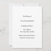 ゴシック ハロウィン 医学的 古董 人骨解剖学: 不気味なハロウィンのための骨のイラスト 招待状 (裏面)