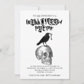 ゴシック ハロウィン 招待状 (正面)