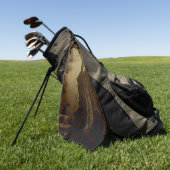 ゴシック/ハロウィーン/秋/カボチャ ゴルフタオル (グリーン)