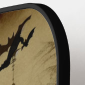 ゴシック/ハロウィーン/秋/カボチャ ピックルボールラケット (左詳細)