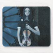 ゴシック・バイオリニストの本格的な超ビクトリアンリアル美術 マウスパッド (正面)