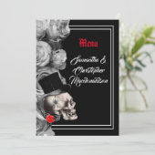 ゴシック、バイクもしくは自転車に乗る人、またはロック結婚ブラックのメニュー メニュー (スタンド正面)