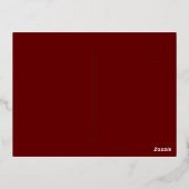 ゴシック・バレンタインデー 箔シーズンポストカード (裏面)