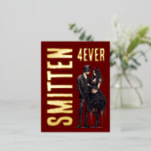 ゴシック・バレンタインデー 箔シーズンポストカード (立ち正面)