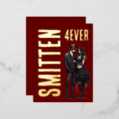 ゴシック・バレンタインデー 箔シーズンポストカード (正面/裏面)