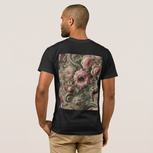 ゴシック+ビクトリアン様式の貪欲なる緑の者たち Tシャツ (裏面フル)