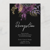 ゴシック フラワー ウェディング 封筒 エンクロージャーカード (正面)