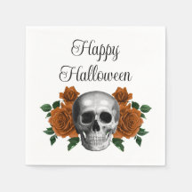 ゴシック フラワー スカル ハロウィン