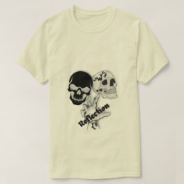 ゴシック フラワー スカル Tシャツ