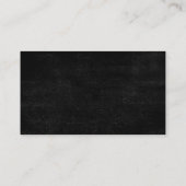 ゴシック ブライダルシャワー レシピのリクエスト エンクロージャーカード (裏面)