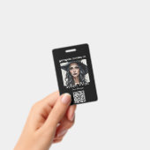 ゴシック ブラック ペンタクル 社員バッジ バッジ (手持ち)