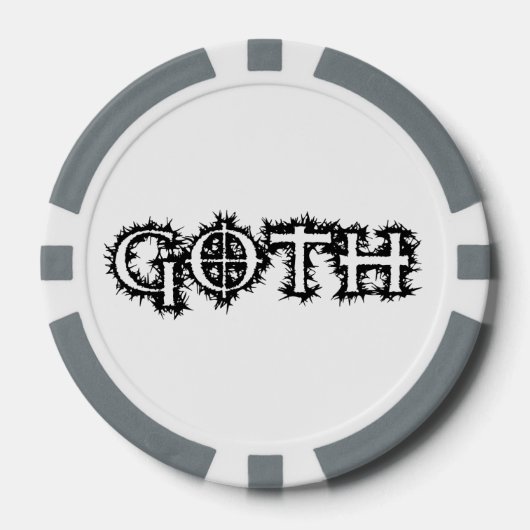 ゴシック ポーカーチップ (正面)