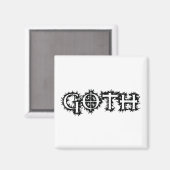 ゴシック マグネット (正面/裏面)