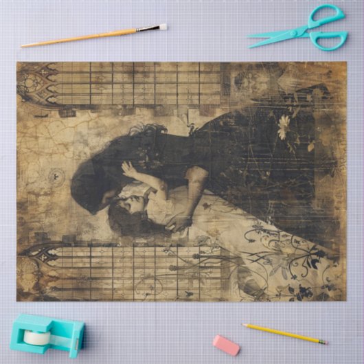 ゴシック・マザー・シリーズ・デザイン #1 薄葉紙 (クラフト)