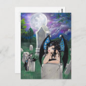 「ゴシック・ミッドナイト」のはがき ポストカード (正面/裏面)