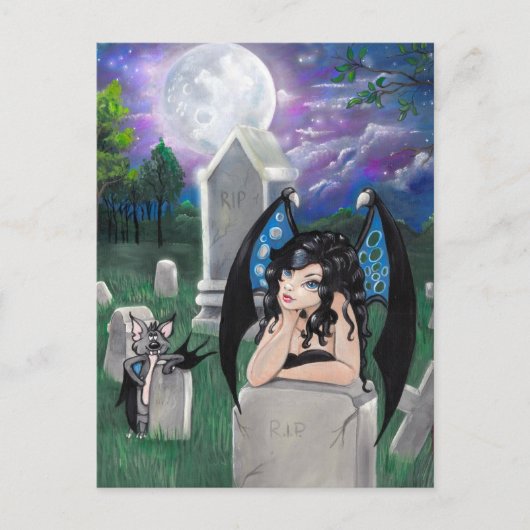 「ゴシック・ミッドナイト」のはがき ポストカード (正面)