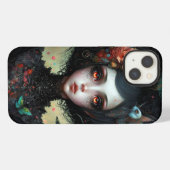 ゴシック・メルヘンな可愛い女の子 ゴシック iPhoneケース (裏面横)
