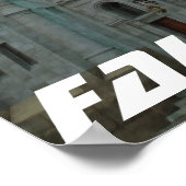 ゴシック・ロマネスク様式の建築、秋川、MA ポスター (角)