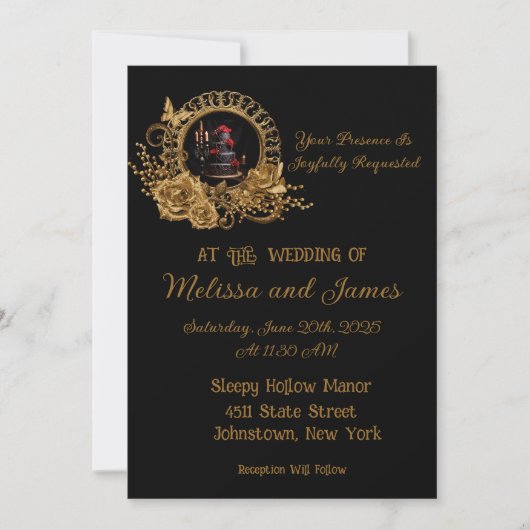 ゴシック・ロマンス 招待状 (正面)